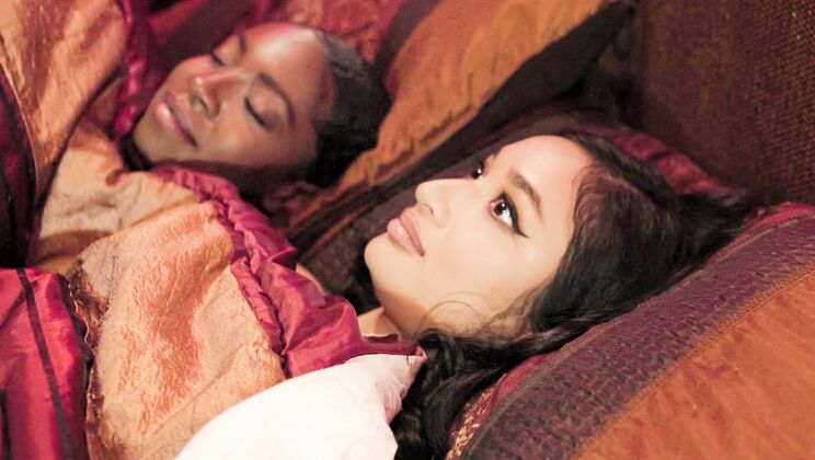 Asian And Ebony Lesbian First Time