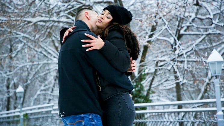 Brunette Loveliness in Lingerie with Ginebra