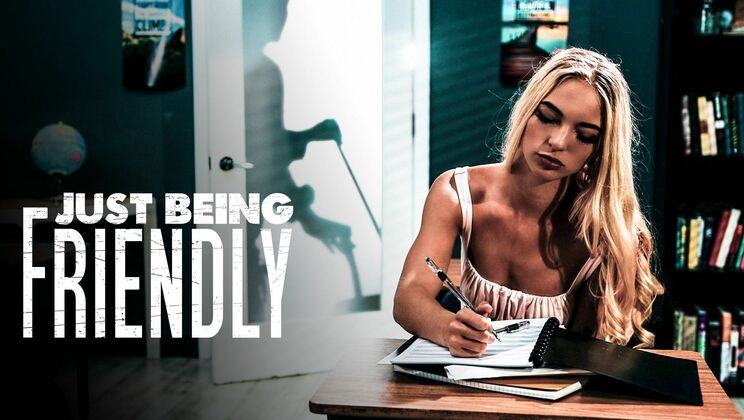  Blonde Teen Gets Friendly with Old Man 