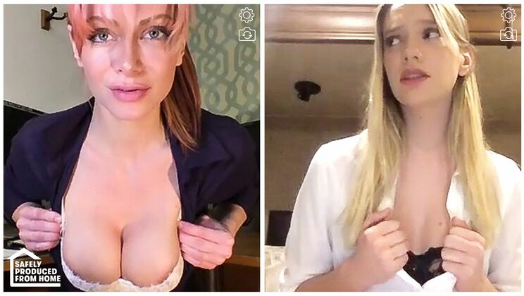 Lingerie Lovely Lady Boss Masturbates At Home