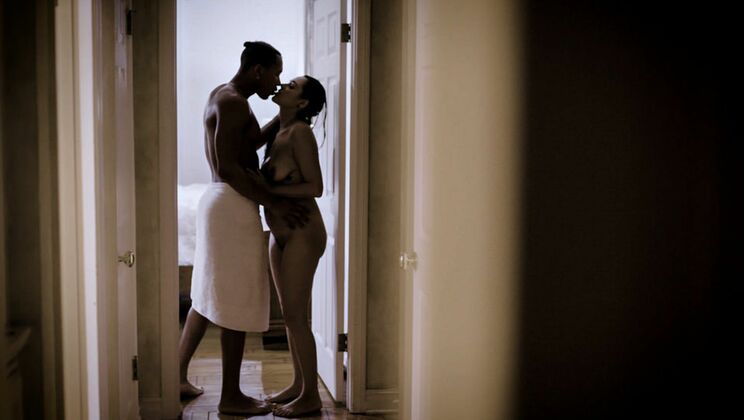 Domenic Kane's Interracial Sex with Petite Brunette