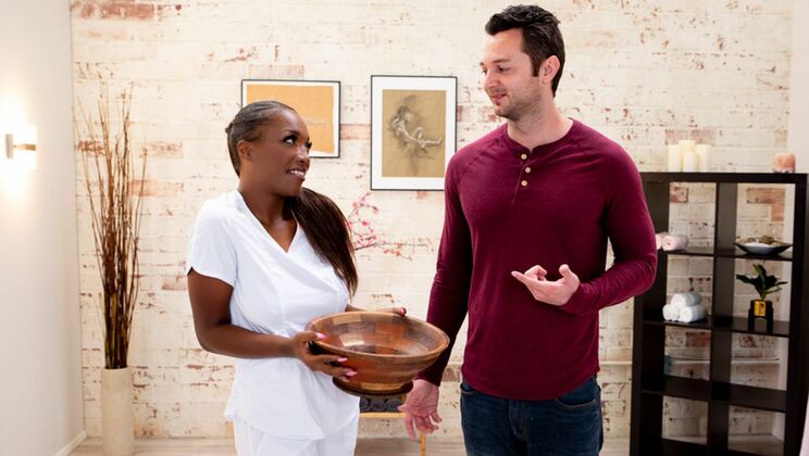 Brad Sterling Blows Load on Daya Knight’s Tits