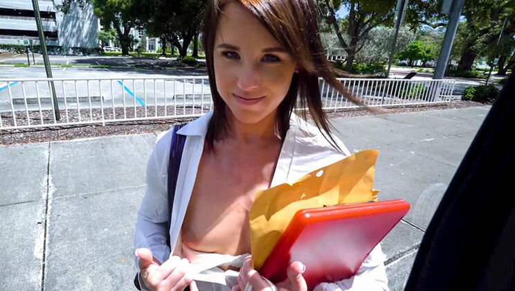 Missionary Sex With Tony Rubino And Brunette Riley Jacobs