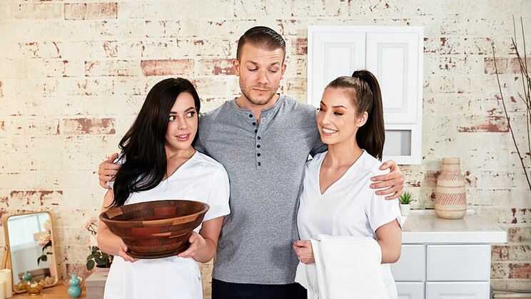 Steele for Three: A Massage and Sex Extravaganza