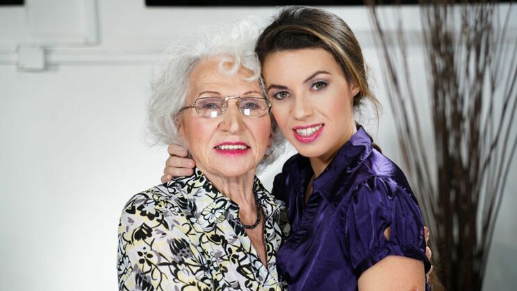 Lesbian Brunette Models Get Hairy