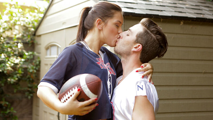 Couple's Steamy Sportsball Encounter