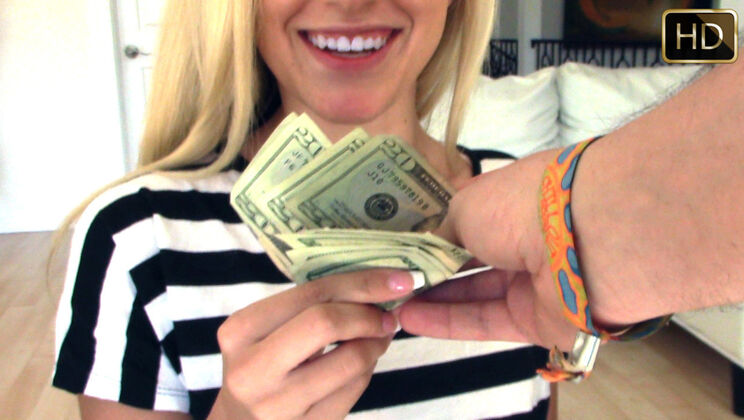Naughty Teen Helps for Cash - Pickup Scene