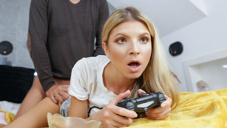 Petite Teen Gamer Girl