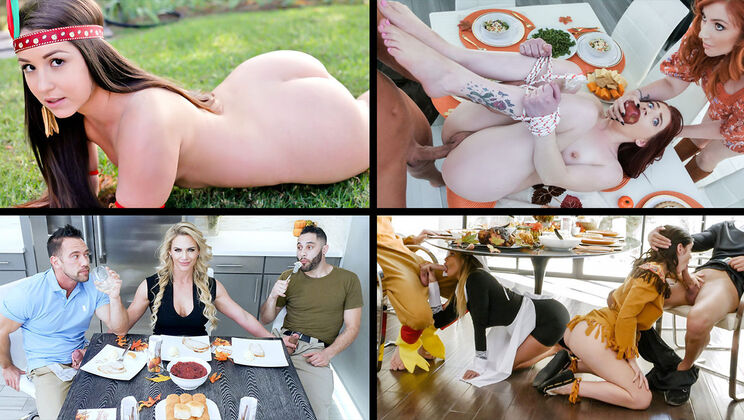 Lauren Phillips and Others in Thanksgiving Fuck