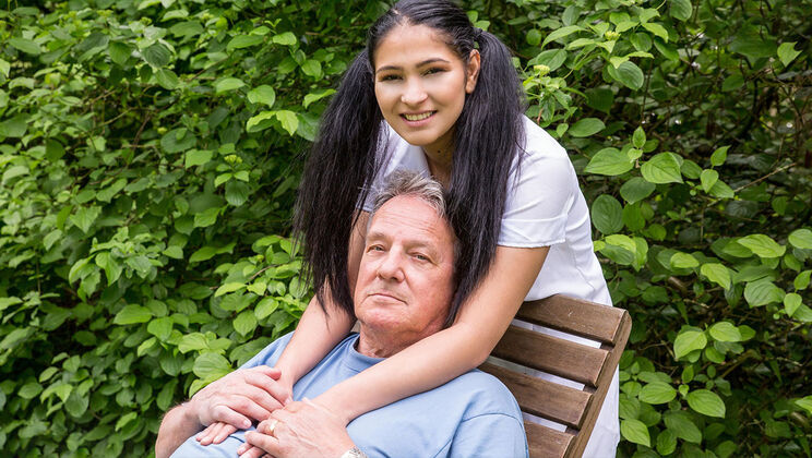 Grandpa and Young Girl Intimacy