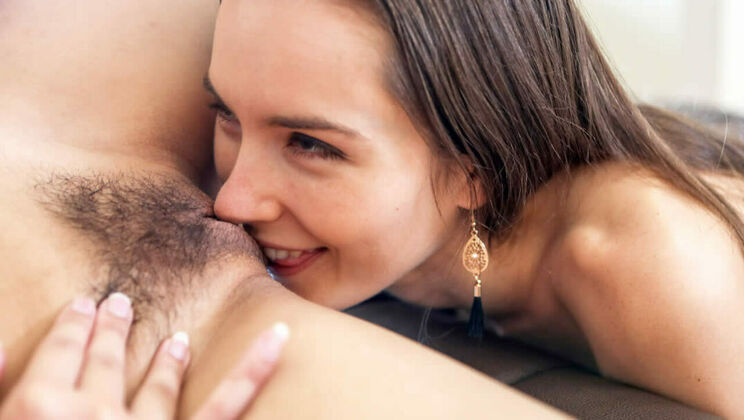 Love for Full Bush between Asian Girlfriends