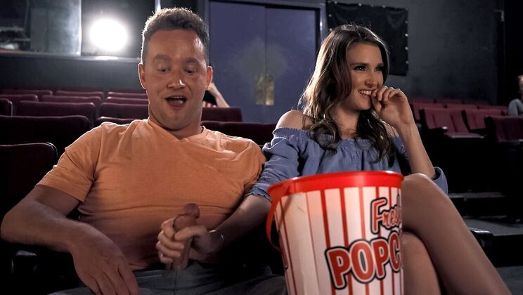 Short Hair and Medium Tits in Public