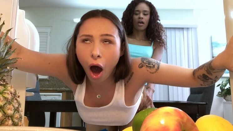 Fetish Lesbian Strap-On: Cheating Wives Get Wild