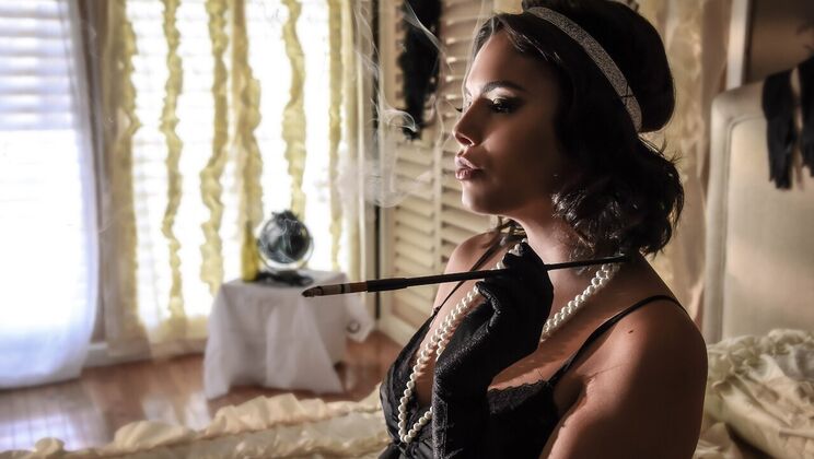 Xander Corvus Spanks Violet Starr before Fucking Her