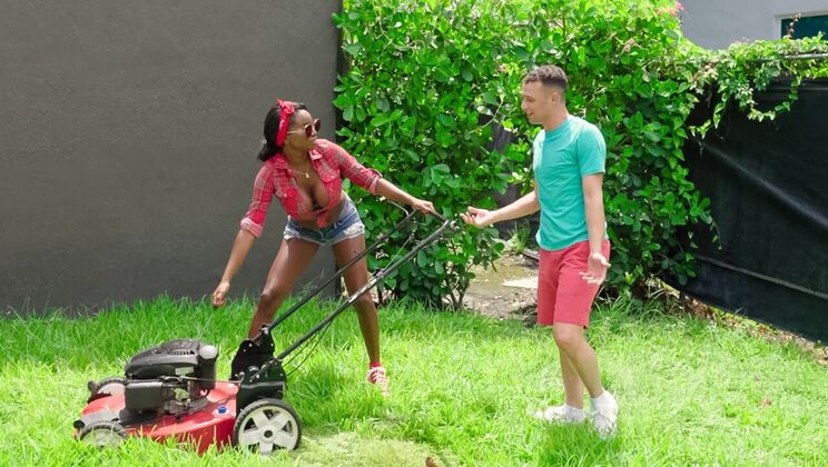 Short Hair MILF Gets a Facial Cumshot