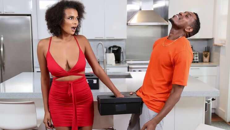 Hot Brunette Riding Big Cock Cowgirl Style