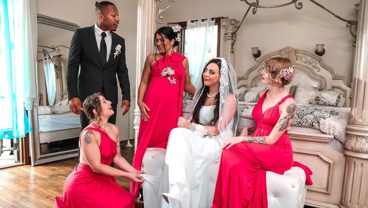 Anal Bride With Big Natural Tits