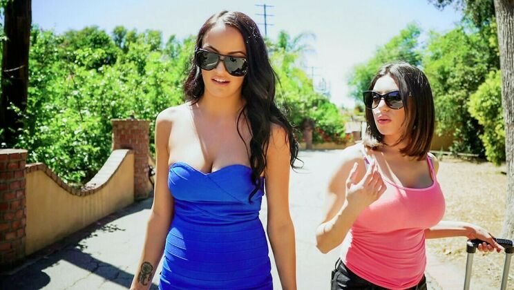 Wet Lesbian Shower Fun with Big Natural Tits