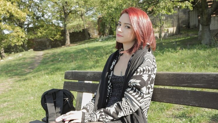 Redhead Lola Fae Takes on a Big Cock