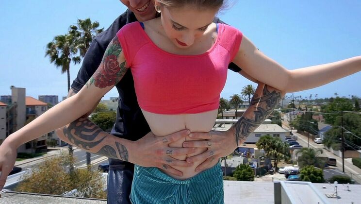 Outdoor Blowjob and Sex Toys with Anna de Ville