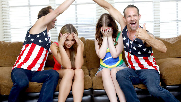 Stepdad Stepsister Foursome