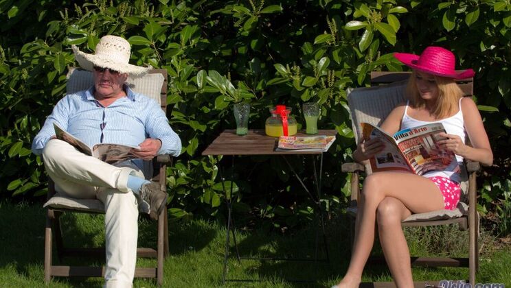 Lara Sweet's Deepthroat Skills on Hugo's Cock