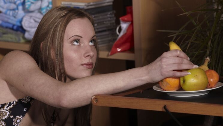 Gita Blonde - Rich Bitch Sucks and Swallows Cum in Pool