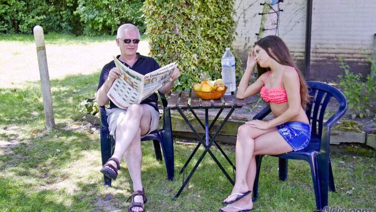 Deepthroat and Doggystyle with Young Anita