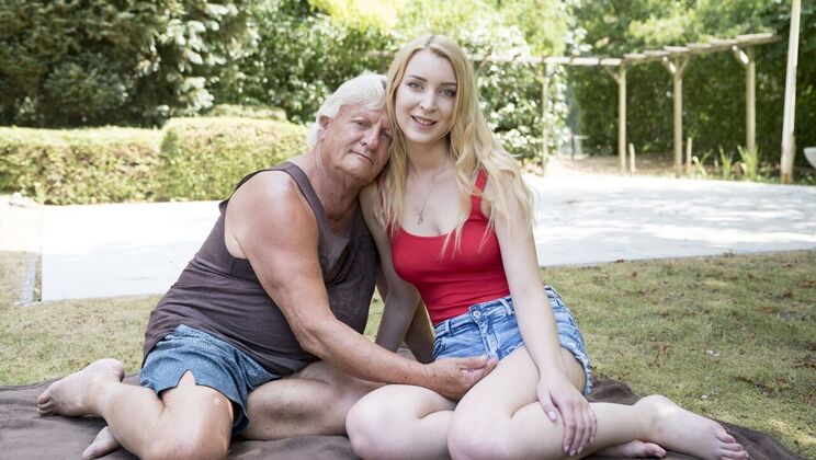 Young Student Sucks and Handjobs Older Man