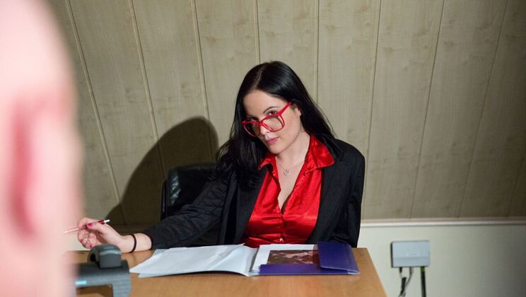 Diore Seduces Hugo in a Hot Office Scene