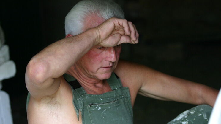 Young Thing with Old Man