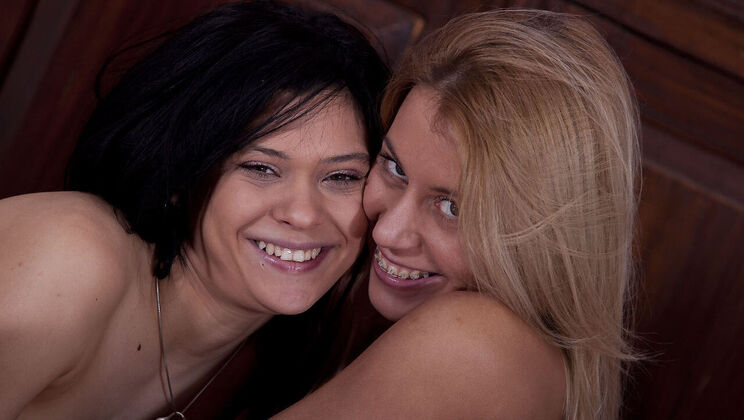 Two Hot Chicks One Stud Threesome