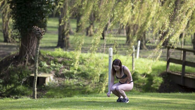 Petite Charlotte Johnson's Big Cock Fucking on a Sunny Sunday