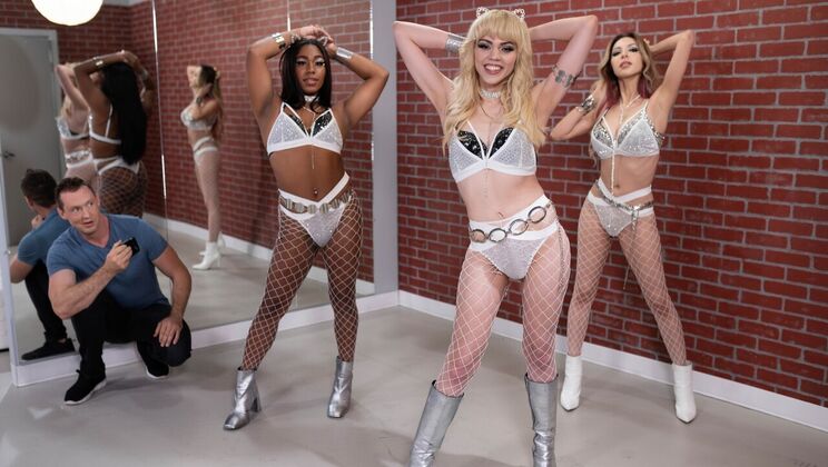 FFM Threesome: Pierce Paris, Kate Zoha, and Selene Santos Fuck