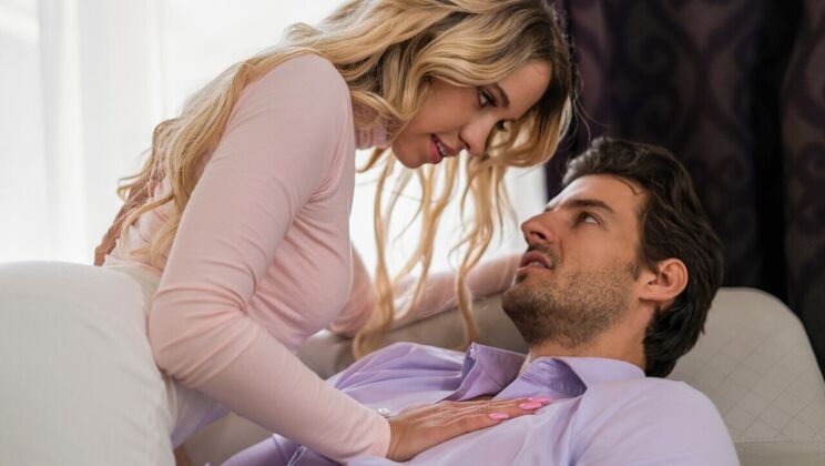 Khloe Kapri in Skirt and Heels