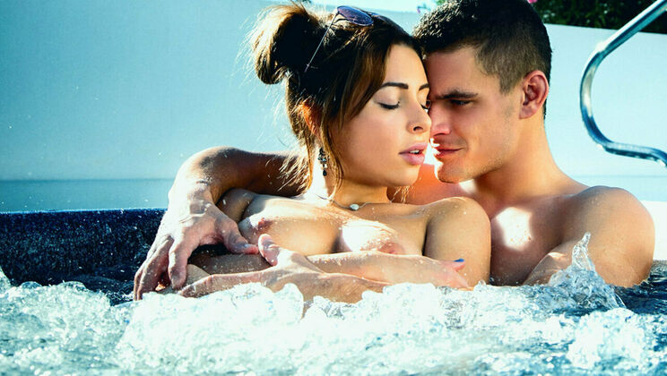 Maxmilian Dior and Ally Breelsen Outdoor Sex Adventure