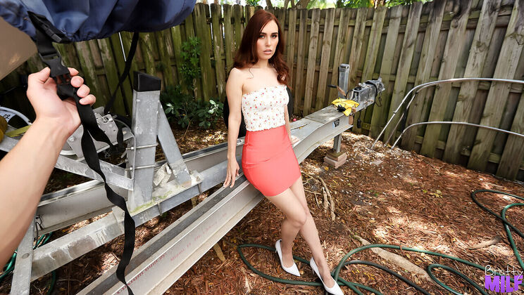 Stepmom Kiki Vidis in a POV Blowjob Scene