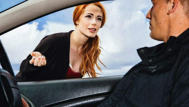 Ella Hughes Sucks and Licks Cock