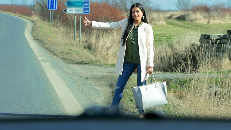 Eveline Dellai's Hot Stranded Experience