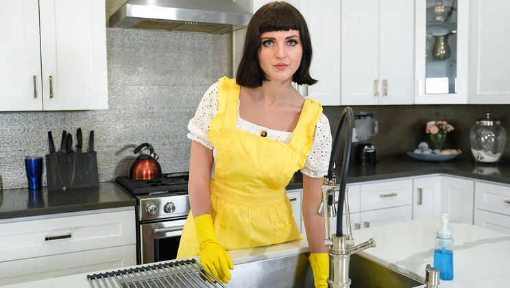 Creamy Cumshot on Jane Dove's Big Tits