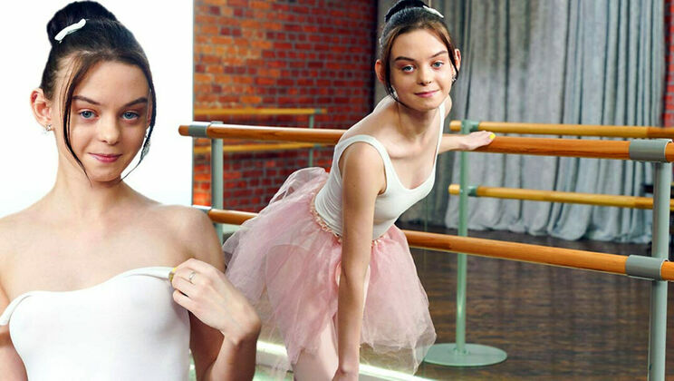 Kitti's Shaved Pussy and Natural Tits