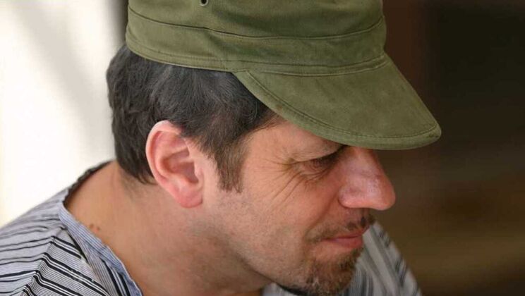 Blonde Teen Sucks Older Guy's Dick in the Woods