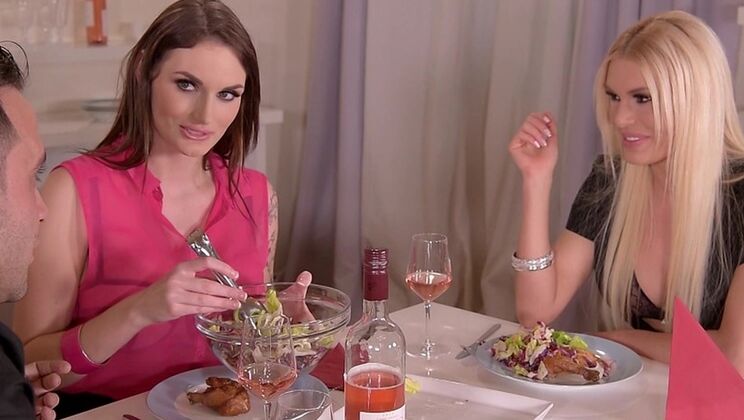 Kitana Lure & Marie Clarence in a Deepthroat Encounter