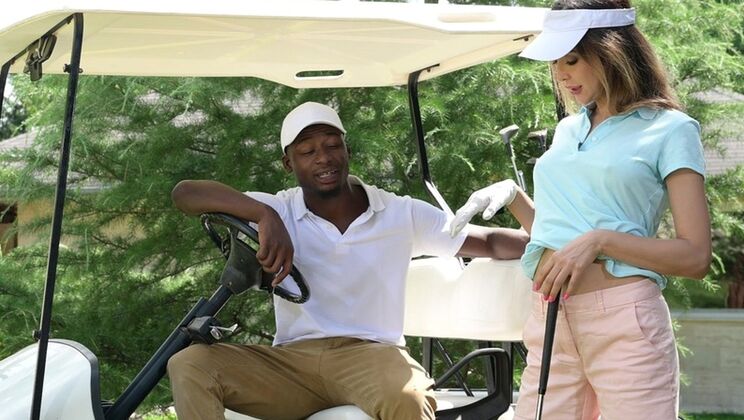 Francys Belle Gets Anal with Big Black Cock Outdoors