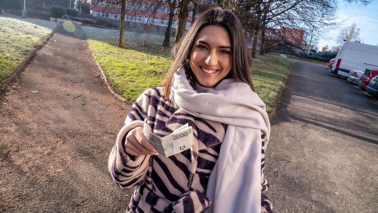 Spanking and Cum for the Brunette