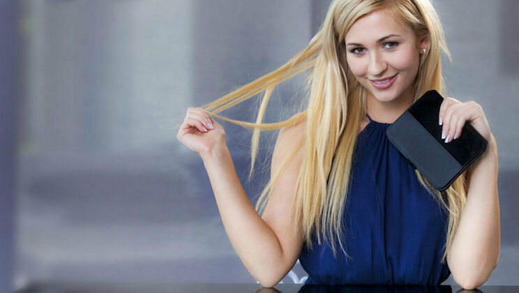 Naturally Beautiful Blonde Plays