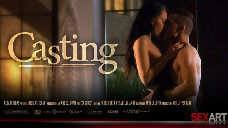 Czech Couple's Intimate Moment: Close-Up Kissing