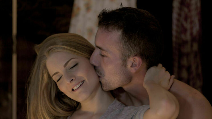 Flexible Blonde in Doggystyle with Tan Lines