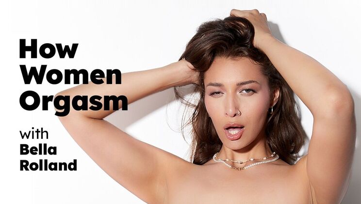 Women Orgasm in an Interview - Bella Rolland