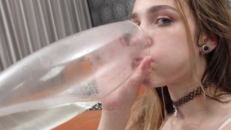 Ellie Wain Hardcore Threesome - Two BBCs ATM, Pee, Cum in Mouth & Humiliation